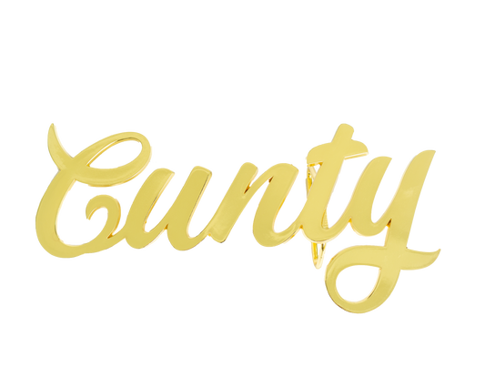 “Cunty” Buckle - Gold