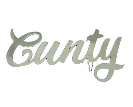 “Cunty” Buckle - Silver